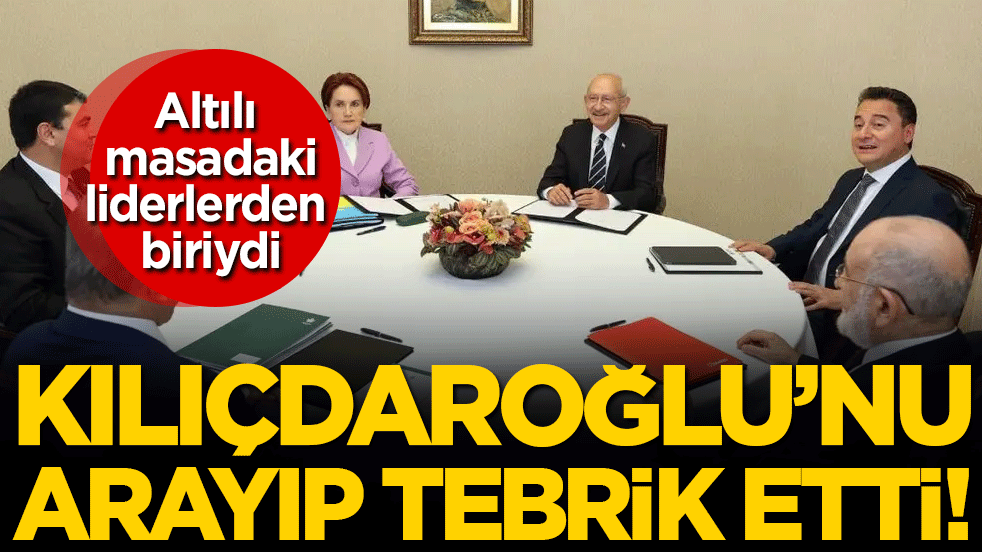 Kılıçdaroğlu'nu arayarak tebrik eden lider kim? Hiç vakit kaybetmedi!