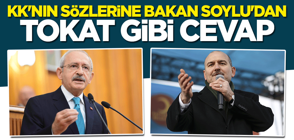 Bakan Süleyman Soylu'dan Kemal Kılıçdaroğlu'na tokat gibi Saygı Öztürk cevabı: Sizin gibi olmayacağız
