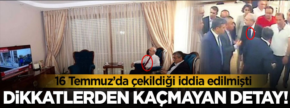 Kılıçdaroğlu'nun fotoğrafında dikkatlerden kaçmayan detay!