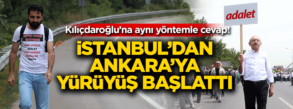 Kılıçdaroğlu'nun istifa etmesi için yürüyüş başlattı