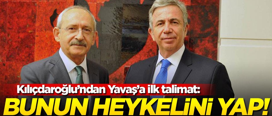 Kılıçdaroğlu'nun Mansur Yavaş'a verdiği ilk talimat şaşırtmadı! "Bunun heykelini yap, dedim..."