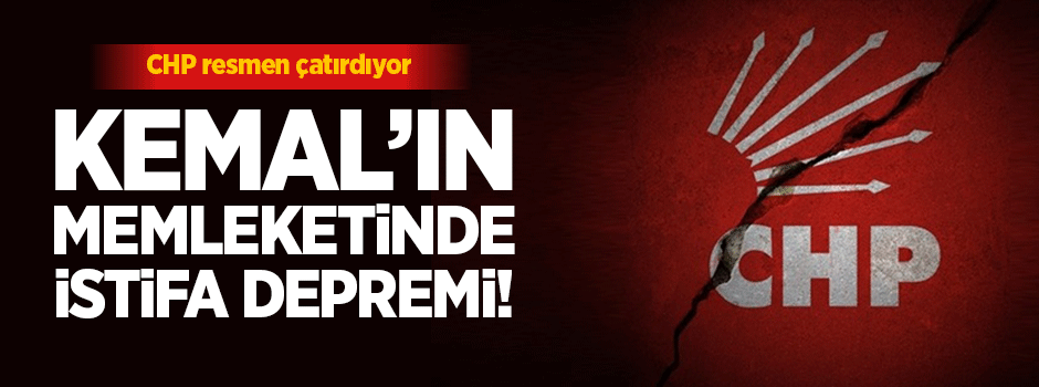 Kılıçdaroğlu'nun memleketinde istifa depremi