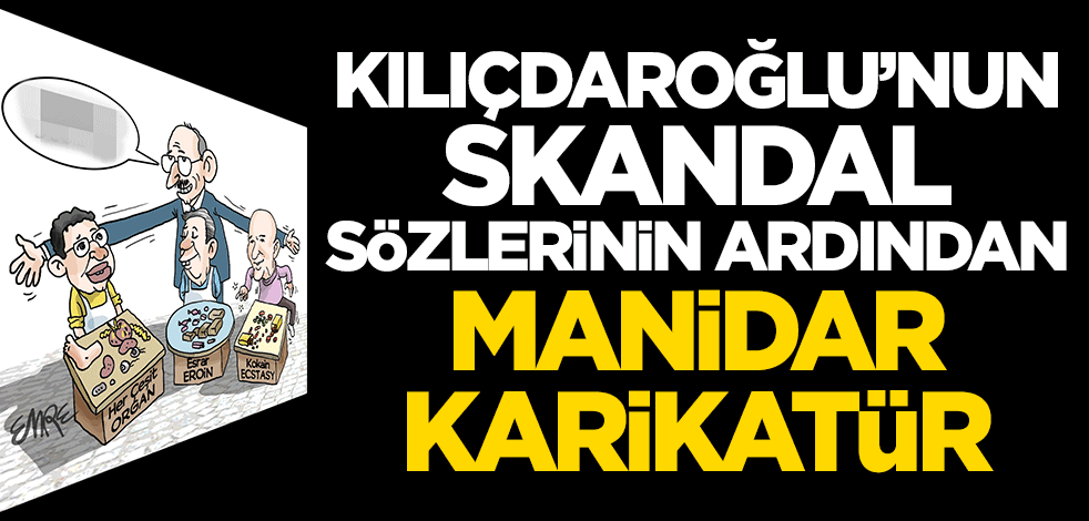 Kılıçdaroğlu'nun skandal sözlerinin ardından manidar karikatür!