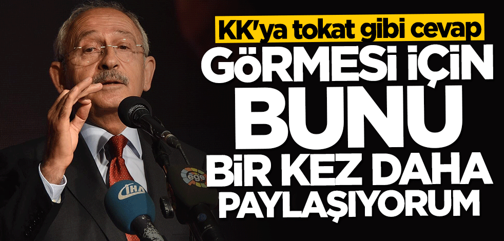 Kılıçdaroğlu'nun yalanına Fahrettin Altun'dan tokat gibi cevap: Görmesi için bir kez daha paylaşıyorum