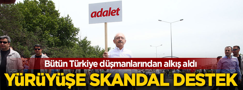 Kılıçdaroğlu'nun yürüyüşüne PKK'dan destek!