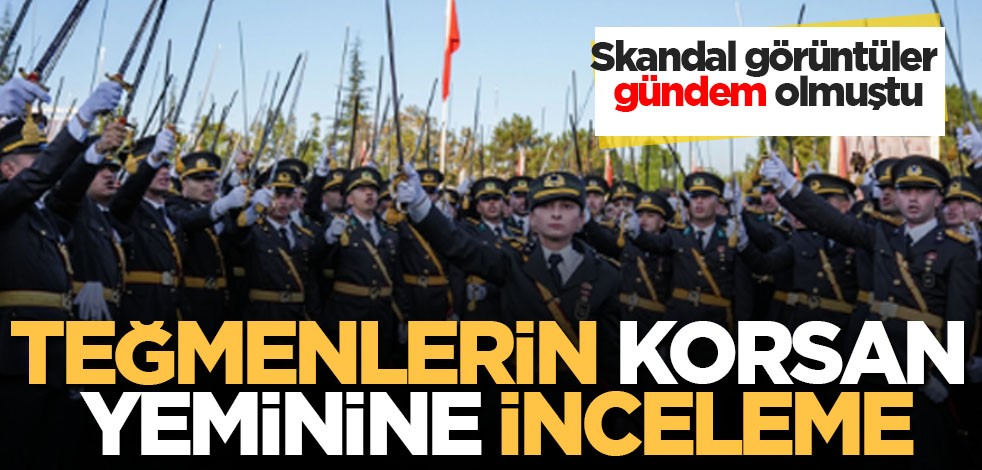 Kılıçlı yemin töreni gündem olmuştu! O görüntülere inceleme kararı