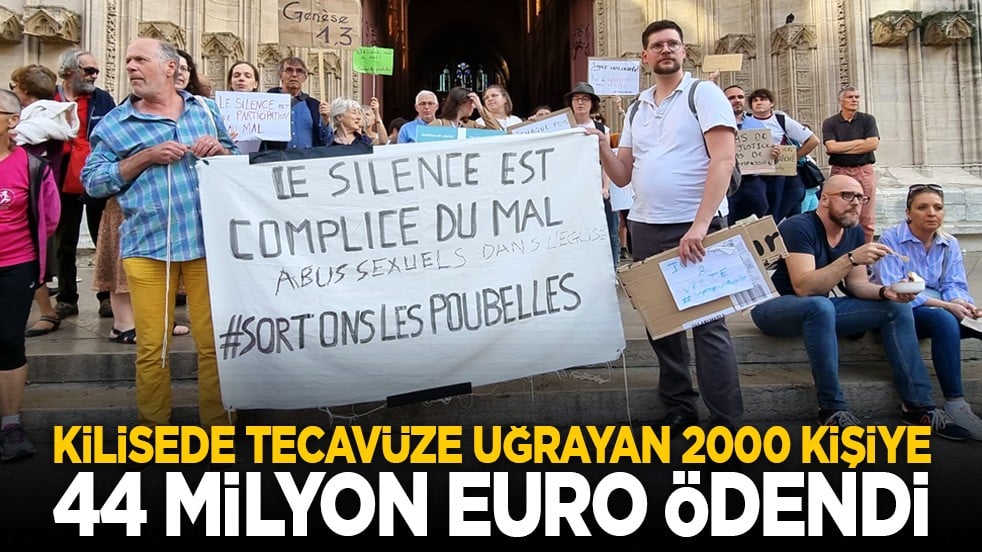 Kilisede tecavüze uğrayan 2000 kişiye 44 milyon euro ödendi