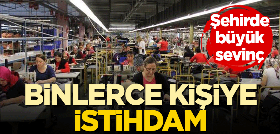 Kilis'te kurulacak Tekstilkent sevinçle karşılandı
