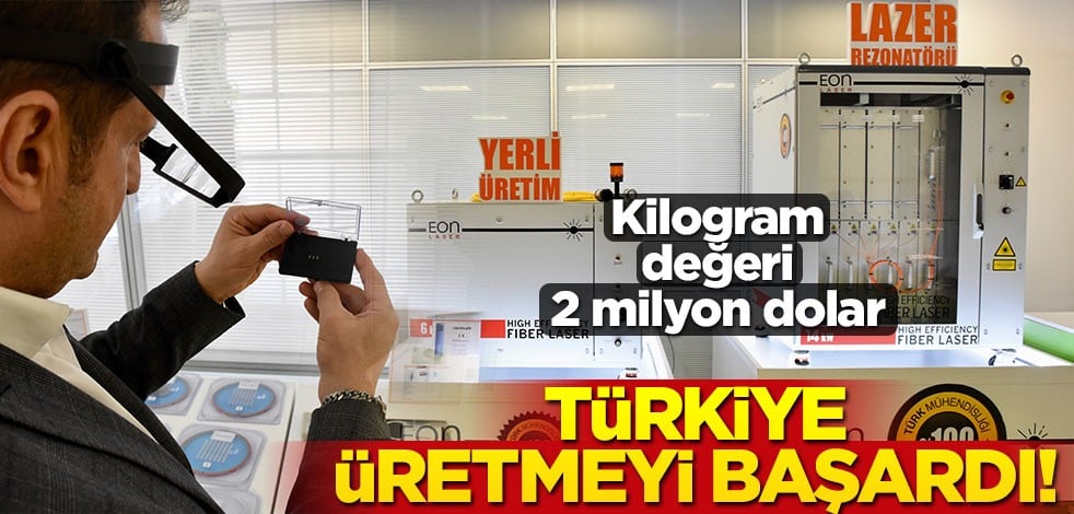Kilogram değeri 2 milyon dolar... Türkiye üretmeyi başardı!