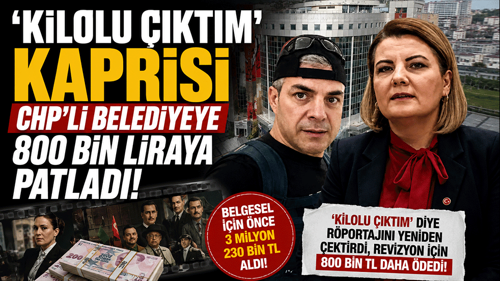 'Kilolu çıktım' kaprisi CHP’li belediyeye 800 bin liraya patladı