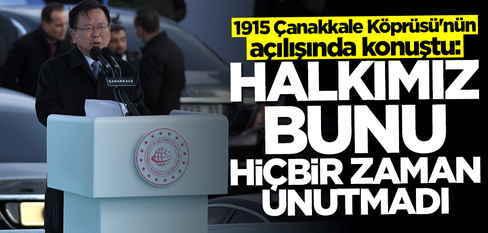 Kim Boo-Kyum: Kore halkı bu gerçeği hiçbir zaman unutmadı