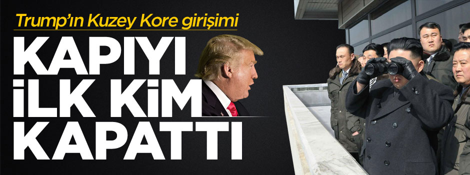 Kim Jong-un, kapıyı Trump'ın da yüzüne çarptı