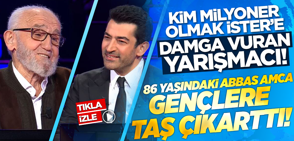 Kim Milyoner Olmak İster'e 86 yaşındaki Abbas amca damga vurdu!