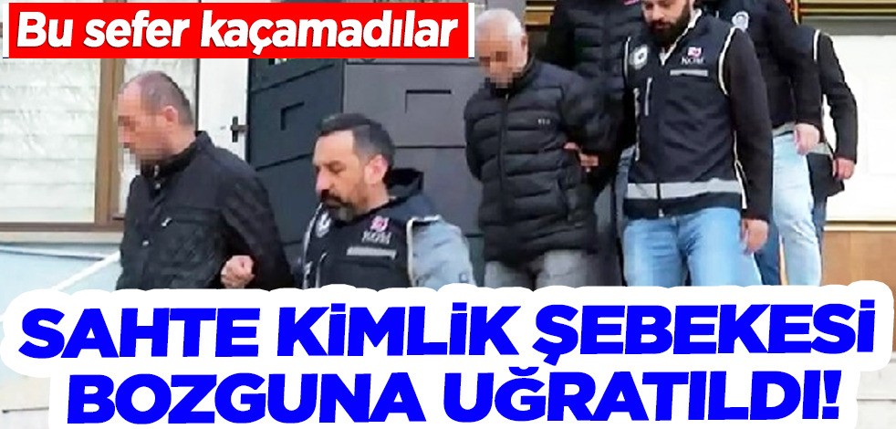 Kimlik şebekesi bozguna uğratıldı! Sahte kimlik kartlarıyla vatandaşlardan bilgileri talep edip büyük vurgun...