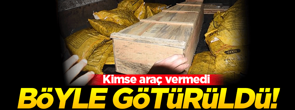 Kimse araç vermedi! Böyle götürüldü...