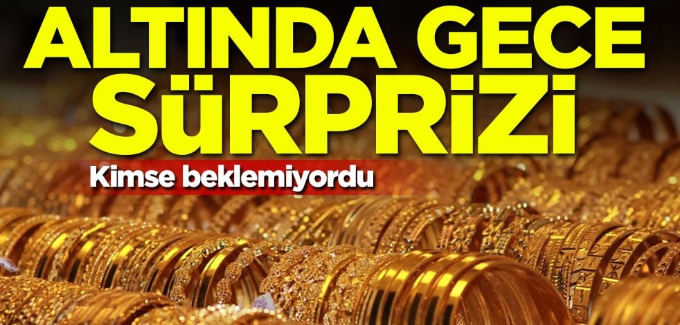 Kimse beklemiyordu! Altında gece sürprizi