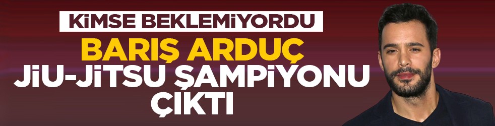 Kimse beklemiyordu: Barış Arduç jiu-jitsu şampiyonu çıktı