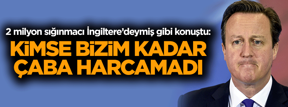 'Kimse bizim kadar çaba harcamadı'