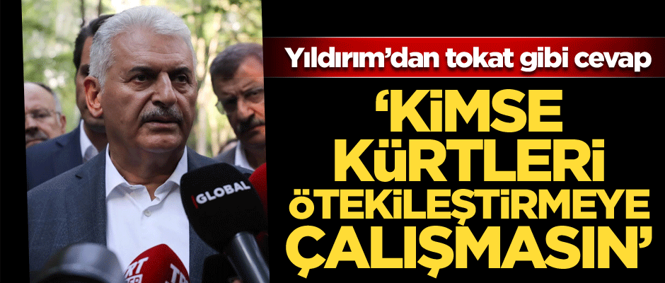"Kimse Kürtleri ötekileştirmeye çalışmasın"