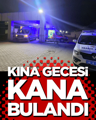 Kına gecesi kana bulandı! Eğlence yerini dehşete bıraktı: 4 yaralı!