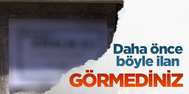Kiralık ev bulamayınca bakın ne yaptı