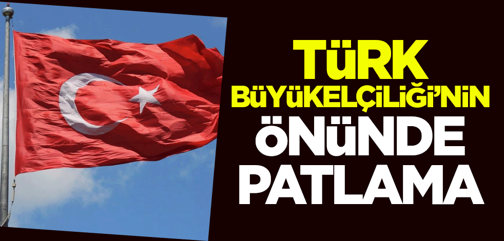 Kırgızistan’daki Türk Büyükelçiliği’nin önünde patlama