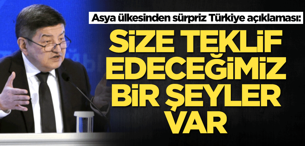 Kırgızistan'dan sürpriz Türkiye açıklaması: Size teklif edebileceğimiz şeyler var
