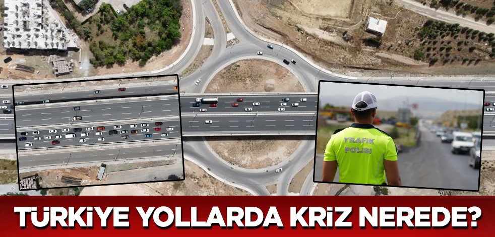 Kırıkkale'de araç yoğunluğu başladı! Türkiye yollarda, kriz nerede?
