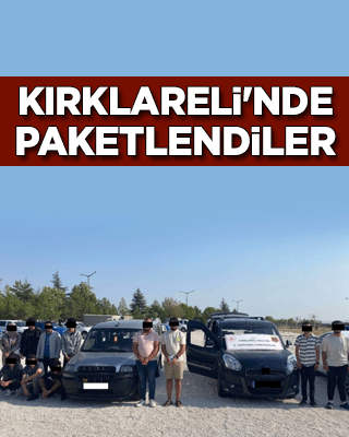 Kırklareli'nde paketlendiler