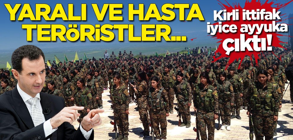Kirli ittifak iyice ayyuka çıktı! Yaralı ve hasta teröristler Şam'da tedavi ediliyor