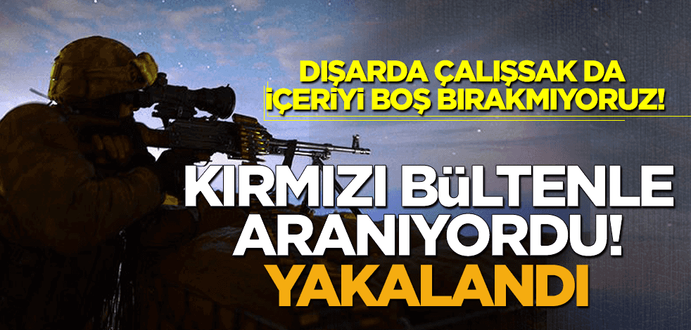 Kırmızı bültenle aranan El Kaideli terörist yakalandı