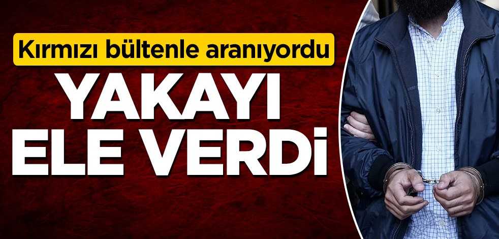 Kırmızı bültenle aranan terörist yakalandı