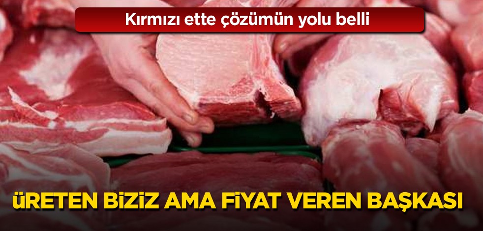Kırmızı ette çözümün yolu belli! Üreten biziz ama fiyat veren başkası