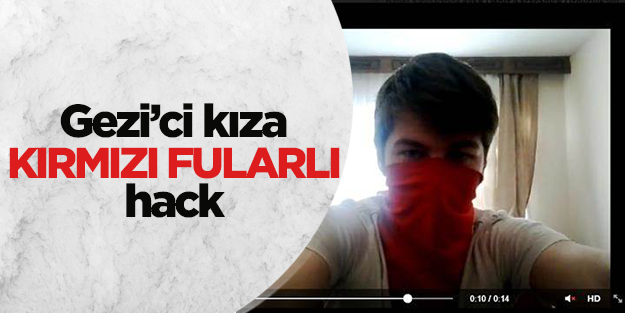 Kırmızı fularlı Gezi'ci kızın sayfası hacklendi