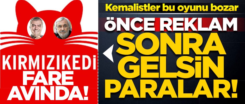 "Kırmızı Kedi fare avında!"