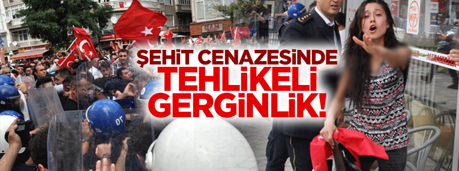 Kırşehir'de şehit cenazesi öncesi tehlikeli gerginlik