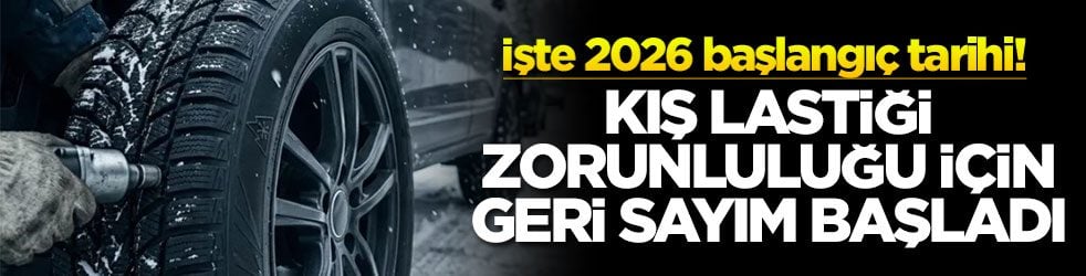 Kış lastiği zorunluluğu için geri sayım başladı! İşte 2026 başlangıç tarihi