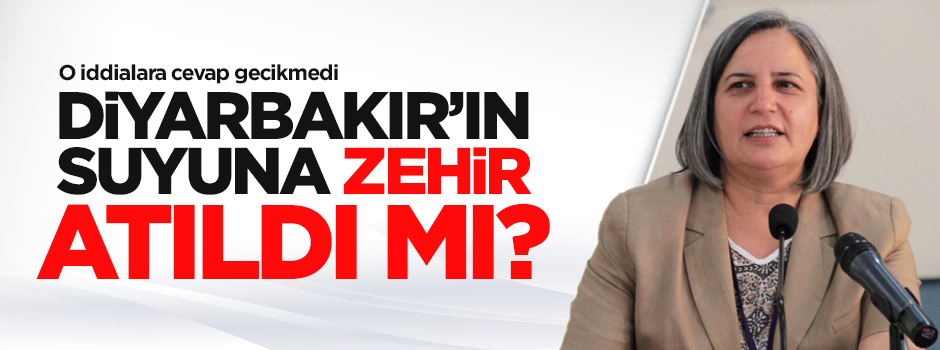 Kışanak, şebeke suyuna zehir atıldığı iddiasına cevap verdi