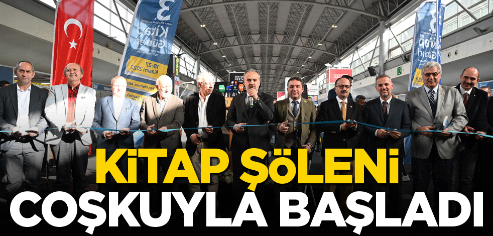 Kitap şöleni coşkuyla başladı
