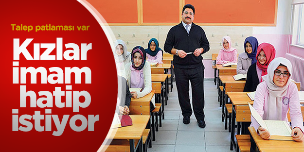 Kız öğrenciler İmam Hatip istiyor