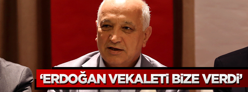 Kızılay Başkanı: Erdoğan vekaleti bize verdi