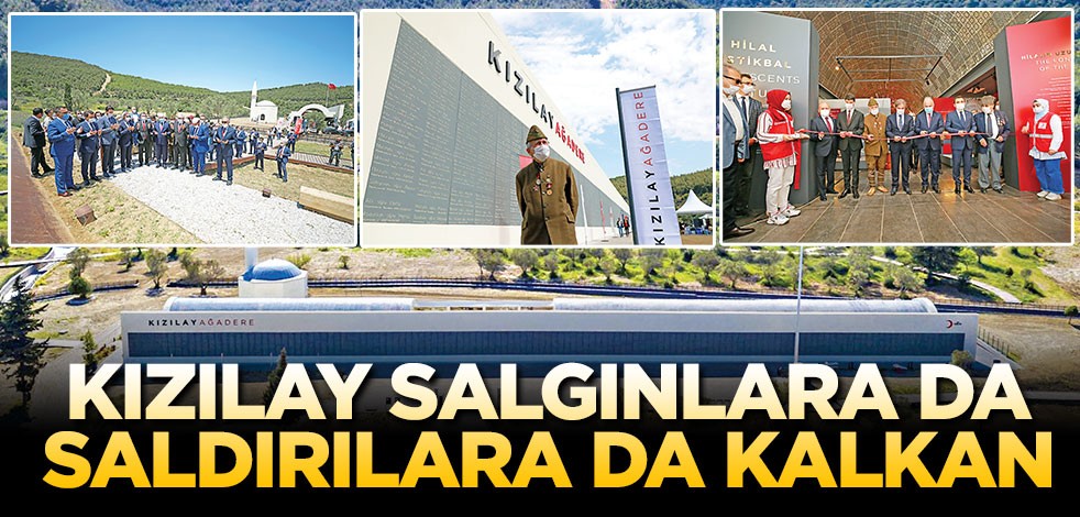 Kızılay salgınlara da saldırılara da kalkan