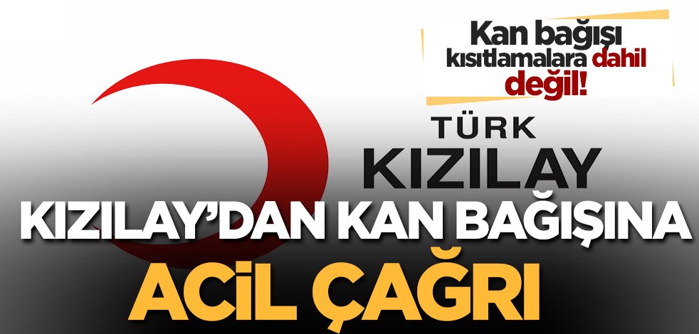 Kızılay’ın kan stokları azaldı! Kartal Kızılay ekibinden çağrı: Neyzen Tevfik Meydanı’na kan bağışı için bekliyoruz