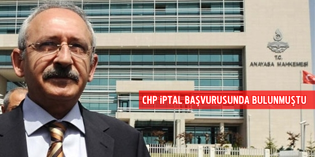 AYM'den CHP'nin HSYK başvurusuna red