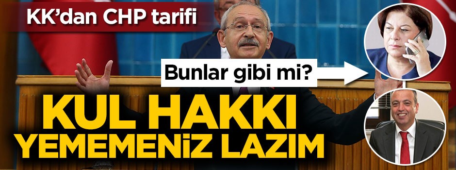 KK'dan güldüren tarif: Kul hakkı yememeniz lazım