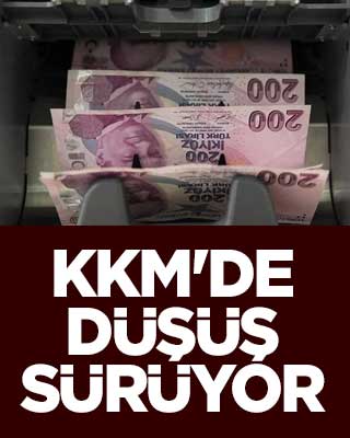 KKM'de düşüş sürüyor