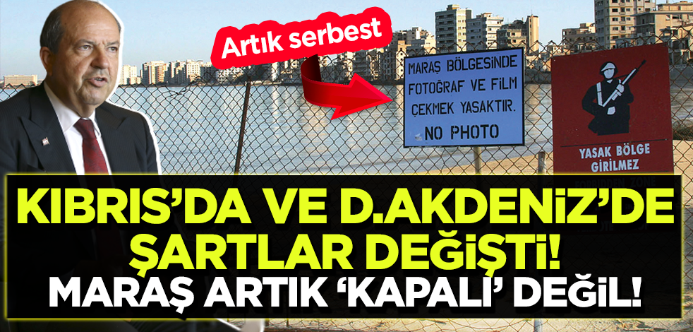 KKTC Cumhurbaşkanı Ersin Tatar: Artık Maraş'a açık bölge olarak bakabiliriz