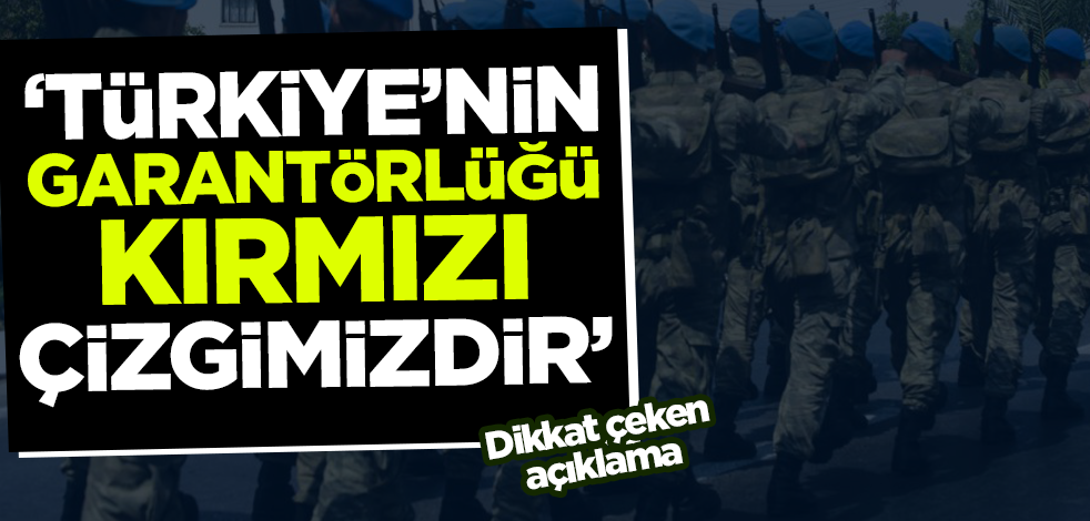 KKTC Cumhurbaşkanı Ersin Tatar: Türkiye'nin garantörlüğü kırmızı çizgimizdir