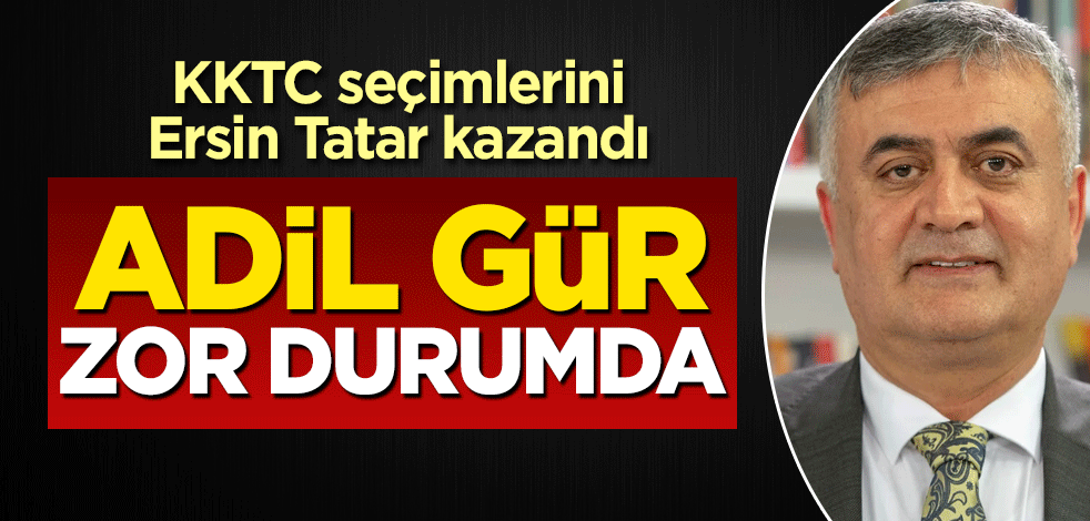 KKTC seçimlerini Ersin Tatar kazandı! Adil Gür zor durumda