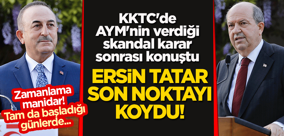 KKTC'de AYM'nin "Kur'an kursları" kararı sonrası Ersin Tatar son noktayı koydu!